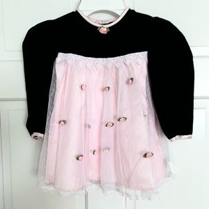 Vintage Jo Lene long sleeve toddler dress